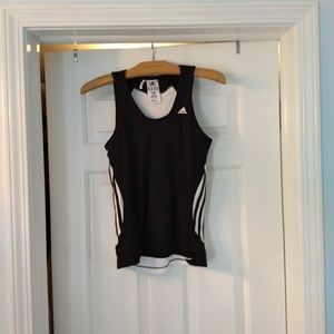 NWOT Nike Sleeveless V-Neck Black & WhiteTank, S